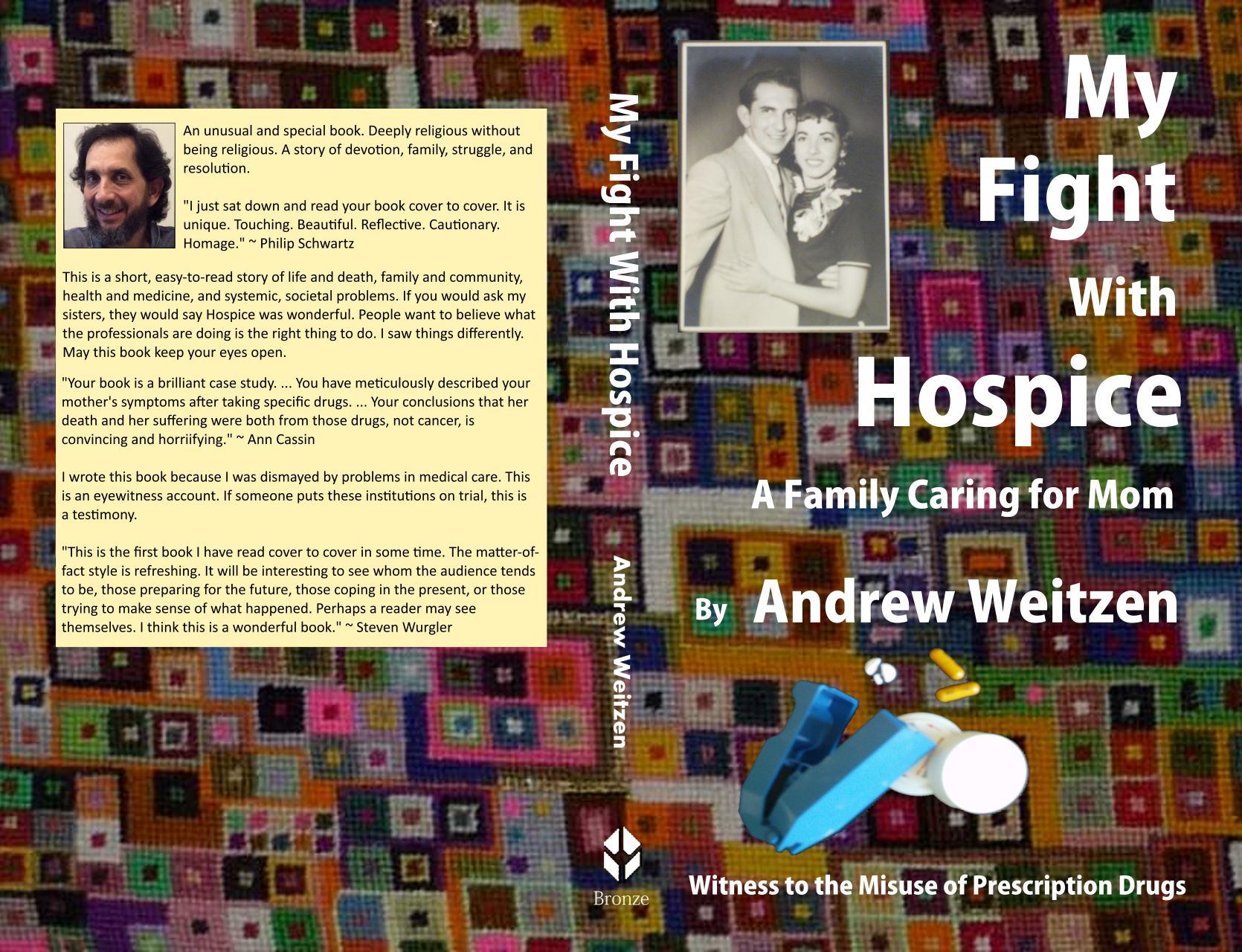 My Fight With Hospice cover by Edith Weitzen and Andrew Weitzen
